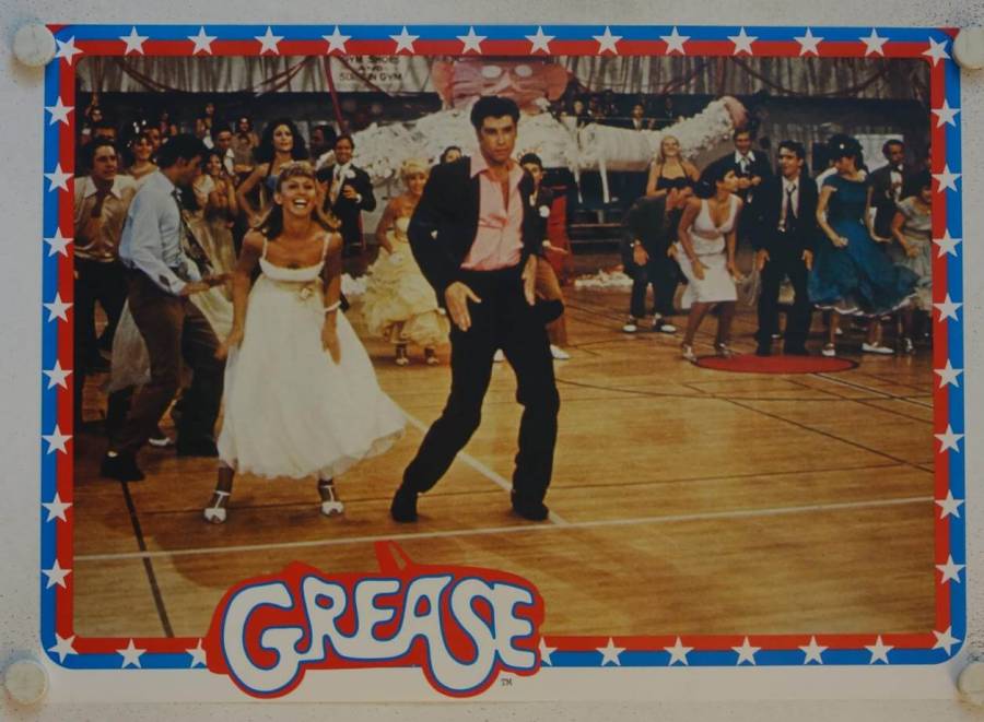 Grease original release german movie poster set